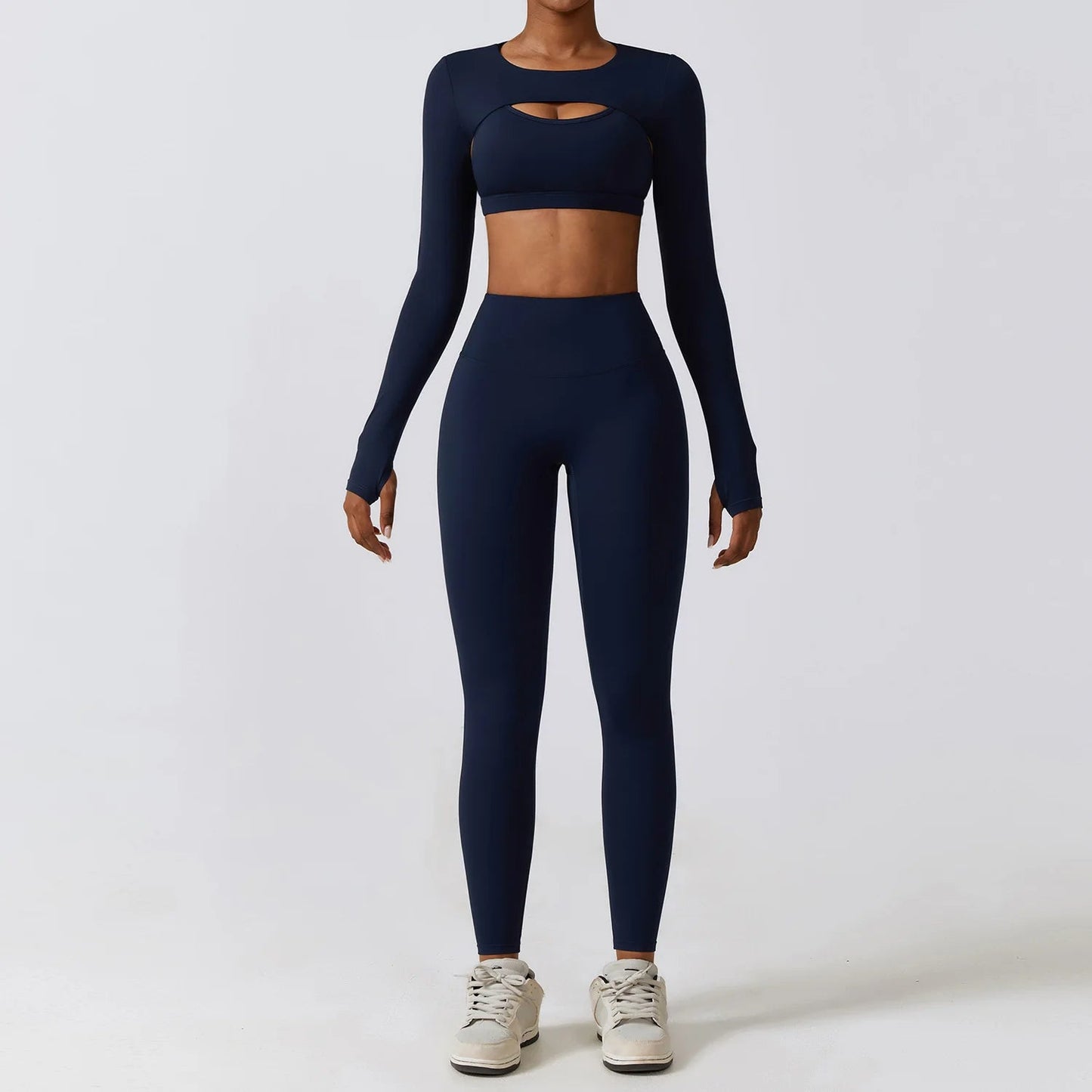 Sportieve 2/3-delige Workoutset met Armwarmers