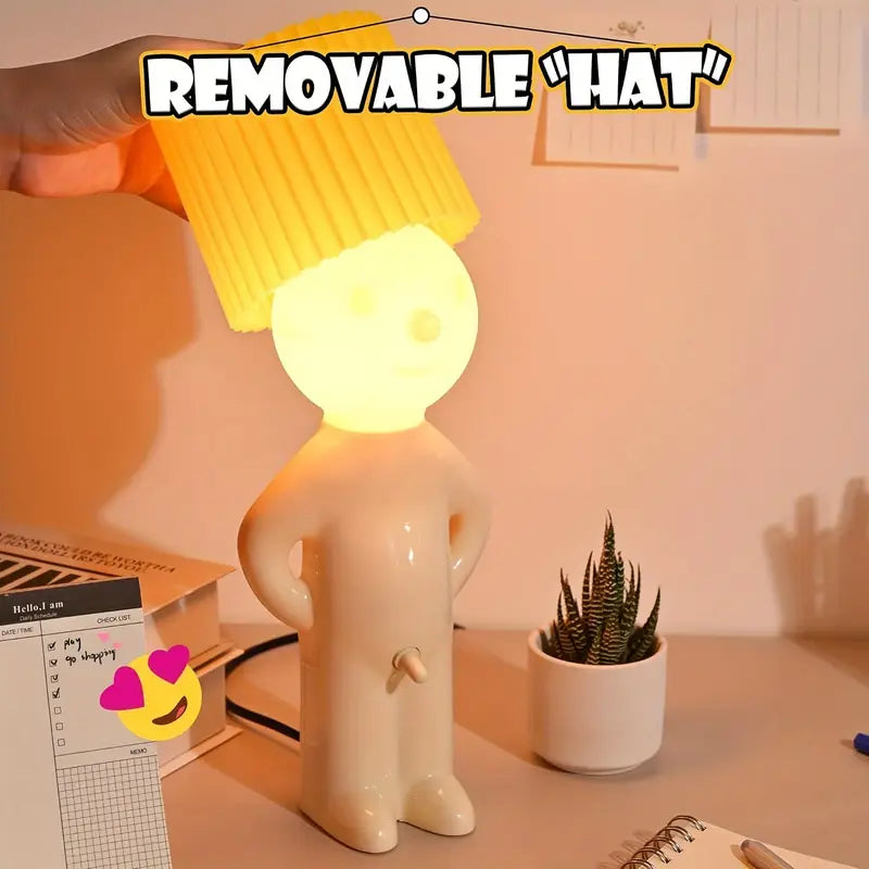 Speelse LED Tafellamp - Unieke en Grappige Slaapkamerverlichting