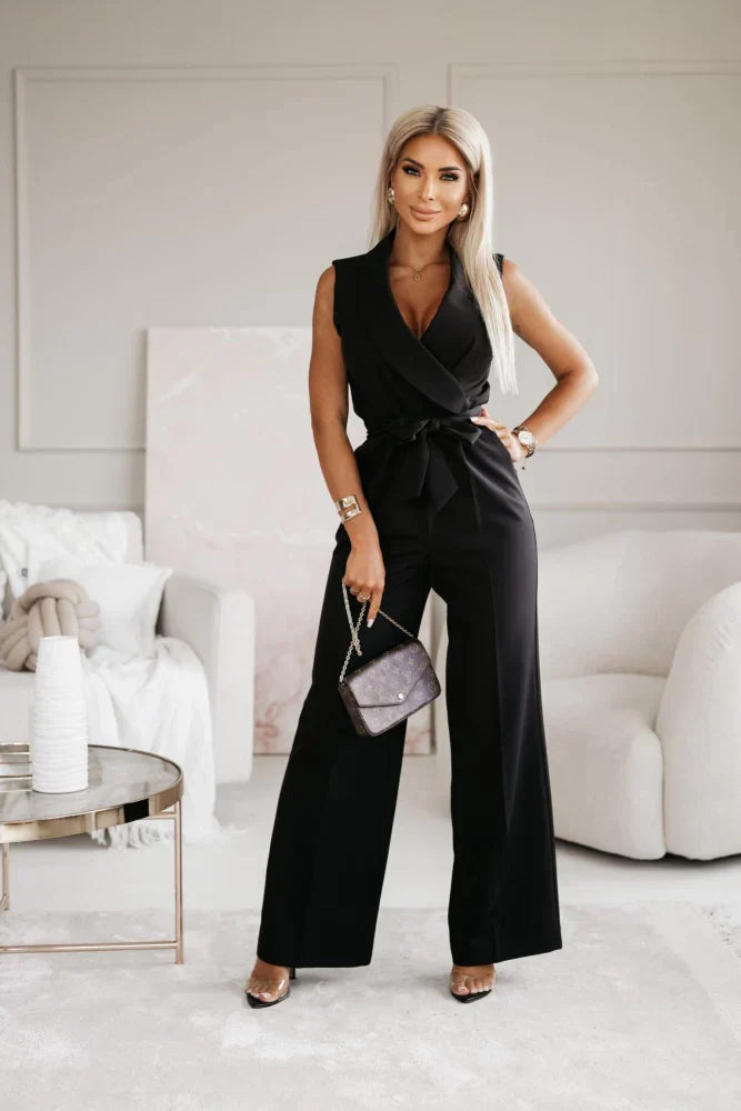 Stijlvolle Jumpsuit Met Ceintuur Voor Elke Gelegenheid