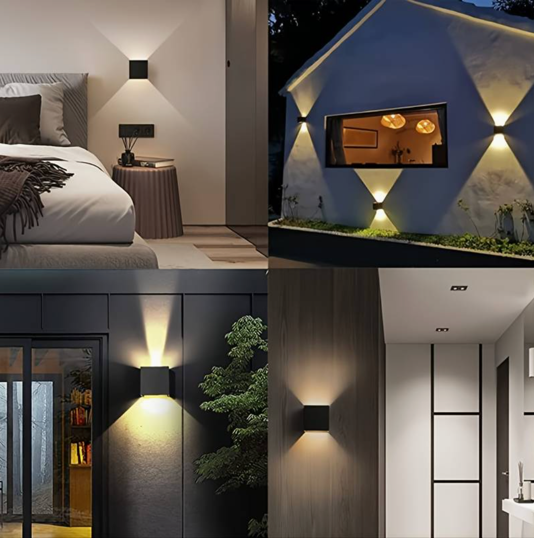 Draadloze elegante wandlamp met instelbare helderheid