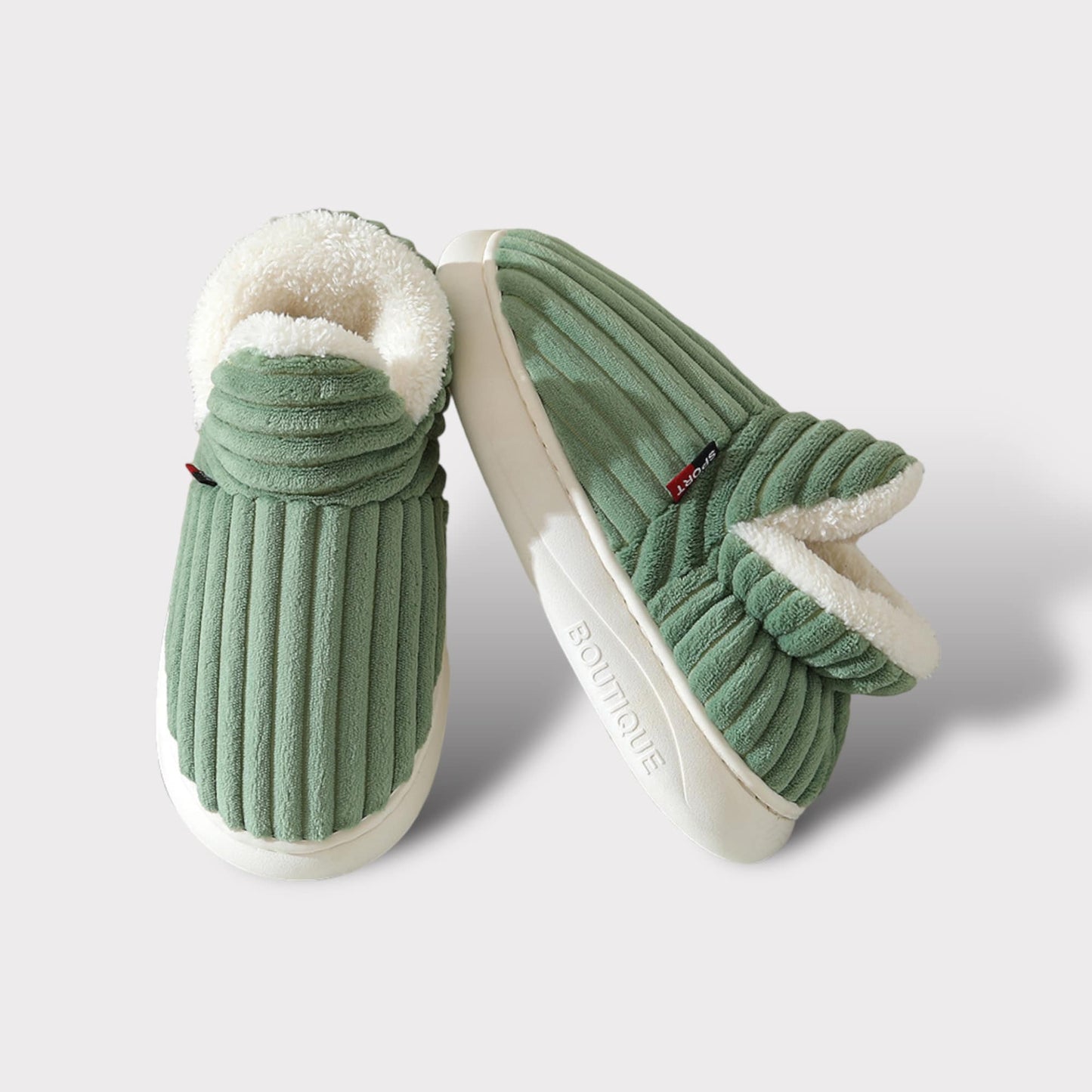 Warme Fleece Pantoffels met Antislipzool voor Comfort