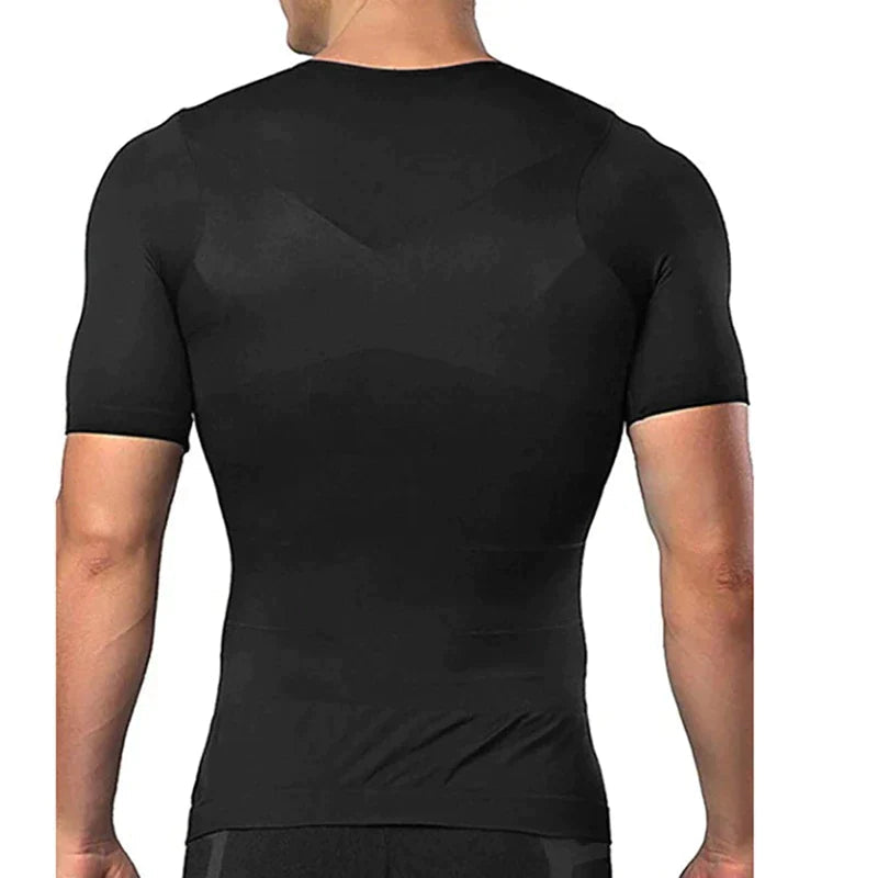 Geavanceerd Afslank T-Shirt voor Mannen - Verbeter Uw Silhouet