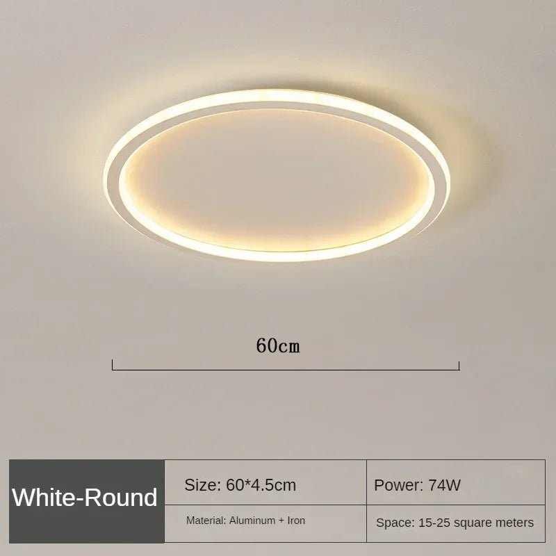 Moderne Ronde LED Plafondlamp in Scandinavische Stijl