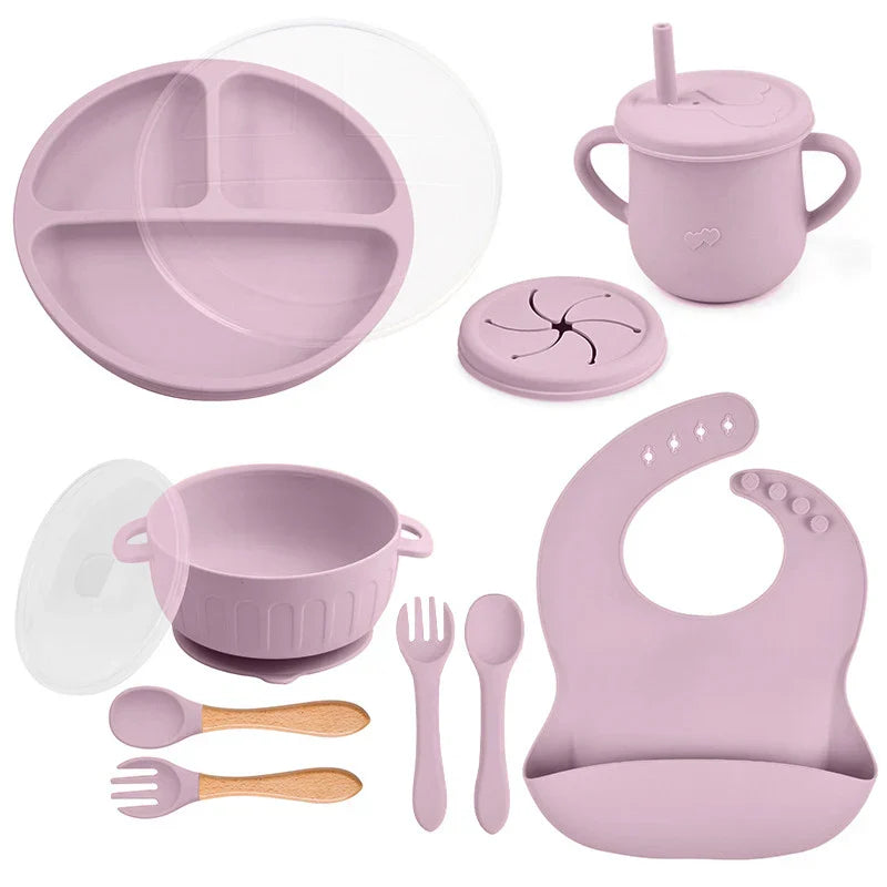 10-delige babyserviesset - BPA-vrij en duurzaam