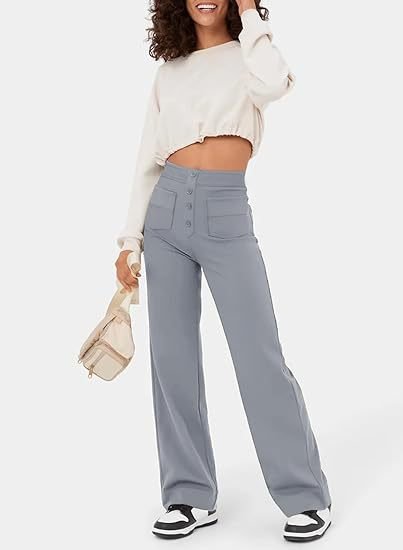Hoge Taille Elastische Casual Broek voor Dames