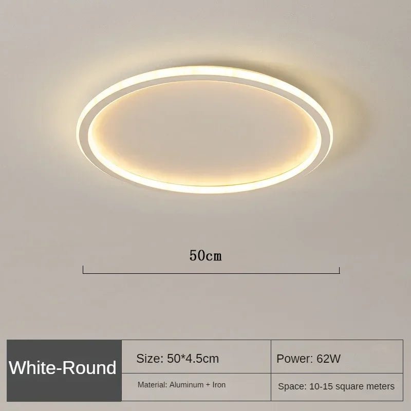 Moderne Ronde LED Plafondlamp in Scandinavische Stijl