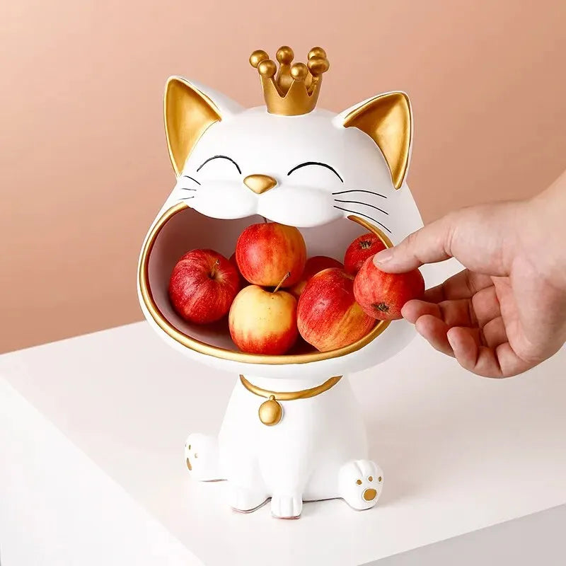 Geluks kat decoratie beeldje voor een serene sfeer