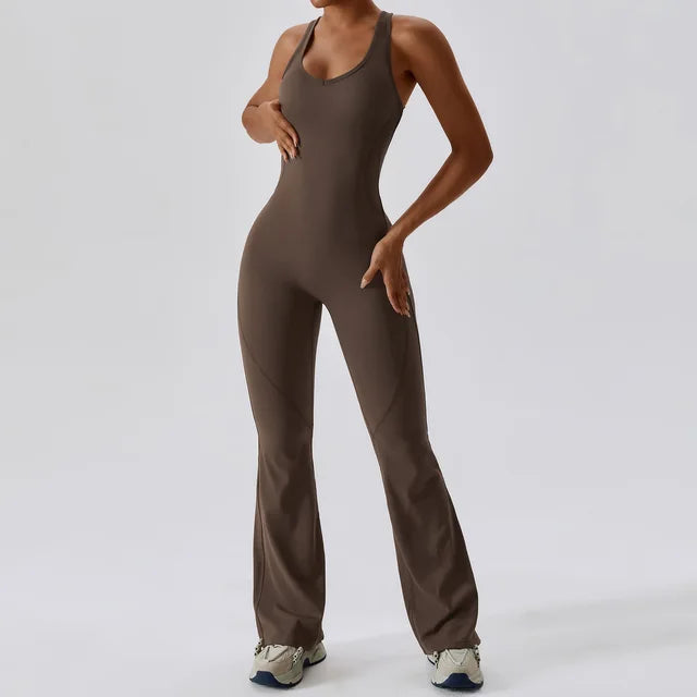 Dames Multifunctionele Jumpsuit voor Workout en Evenementen