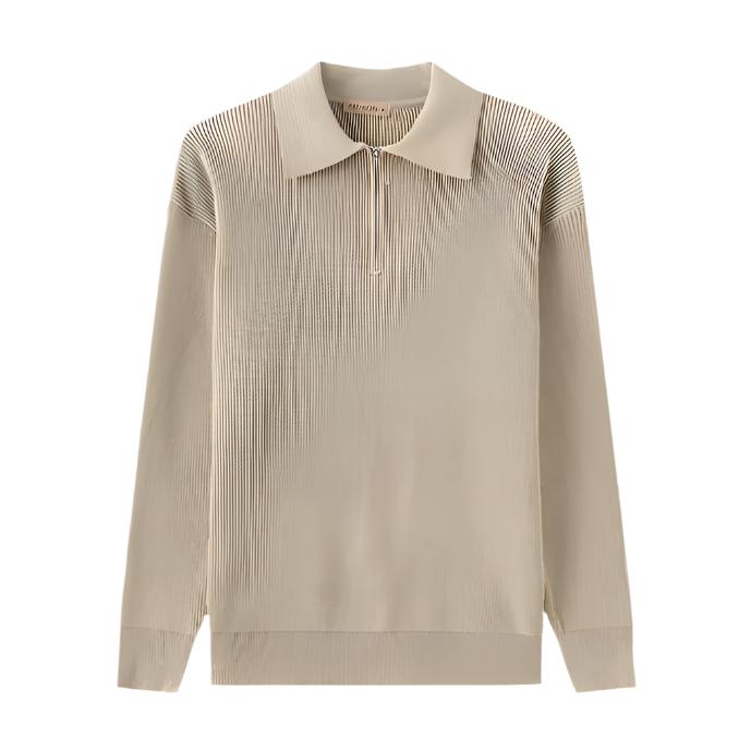 Half Zip Polo Sweater voor heren - Stijlvolle Casual Trui