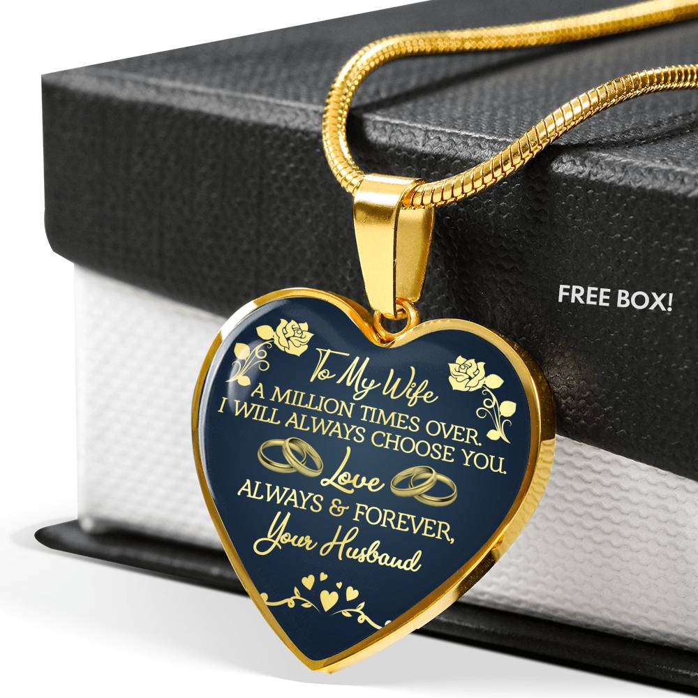 Elegante Hartketting voor Mijn Vrouw - Symbool van Eeuwige Liefde