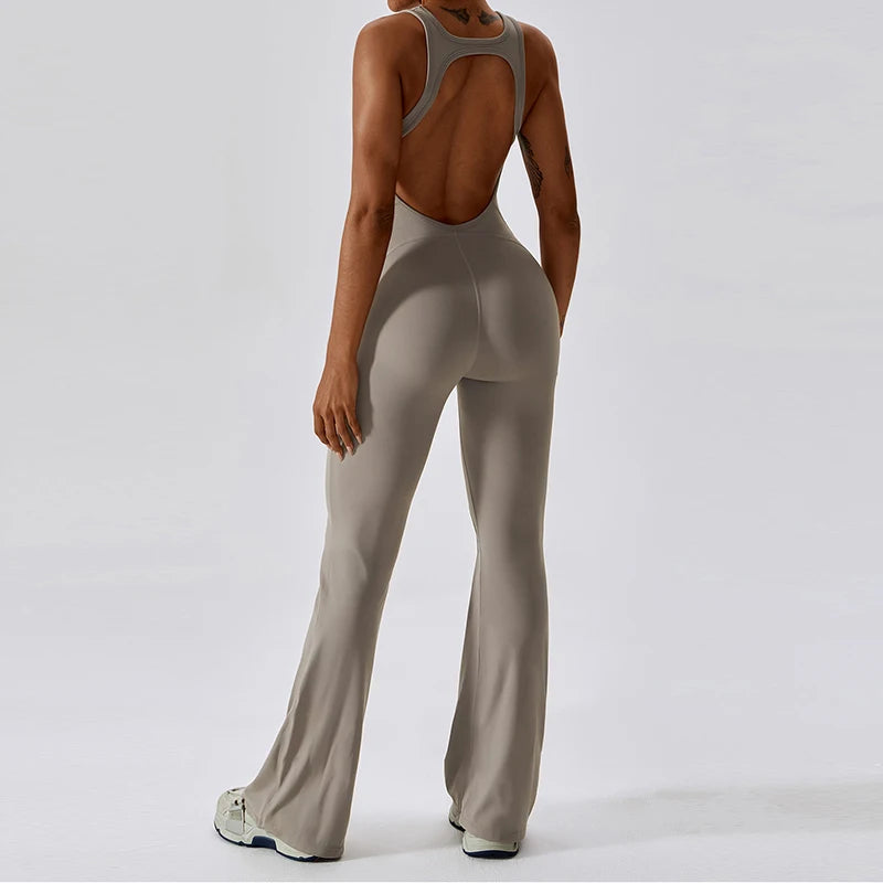 Dames Multifunctionele Jumpsuit voor Workout en Evenementen