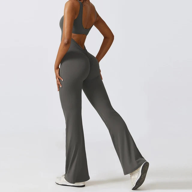 Dames Multifunctionele Jumpsuit voor Workout en Evenementen