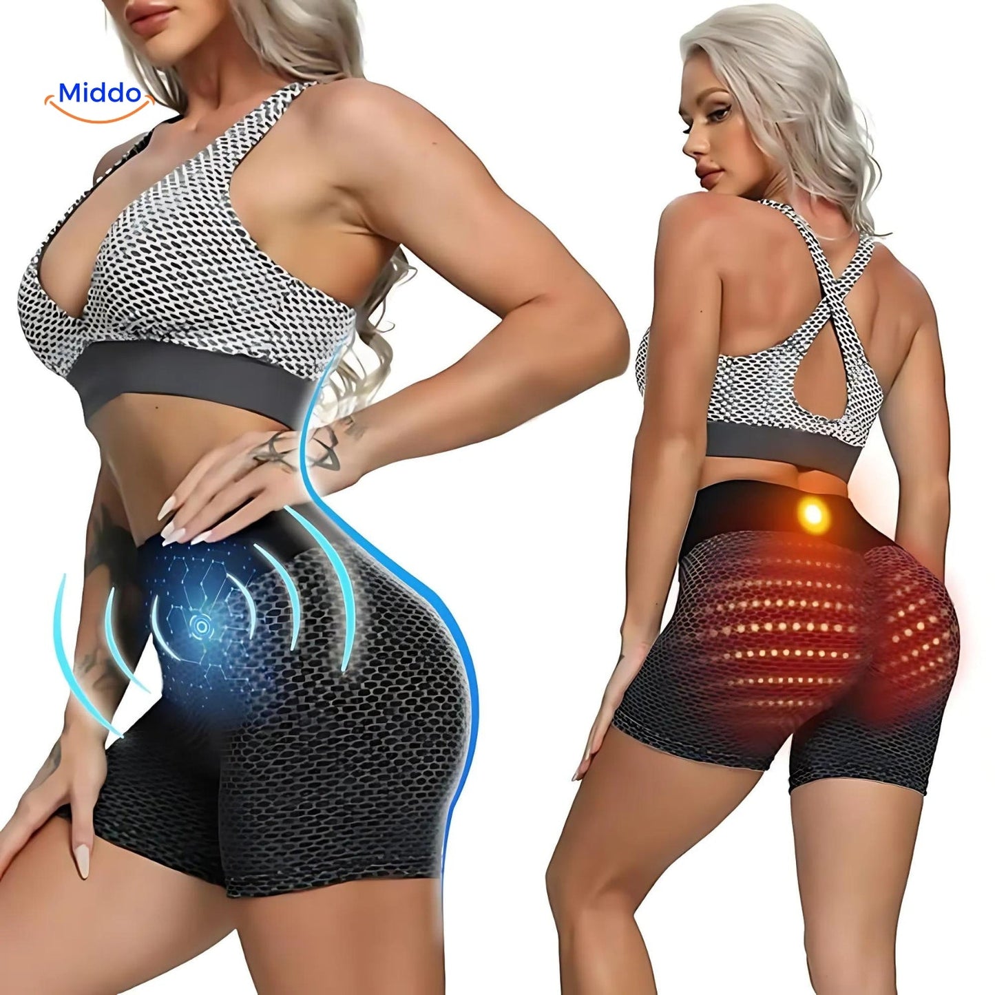 Lichaamsvormende Shorts met Antibacterieel Comfort en Koel Effect