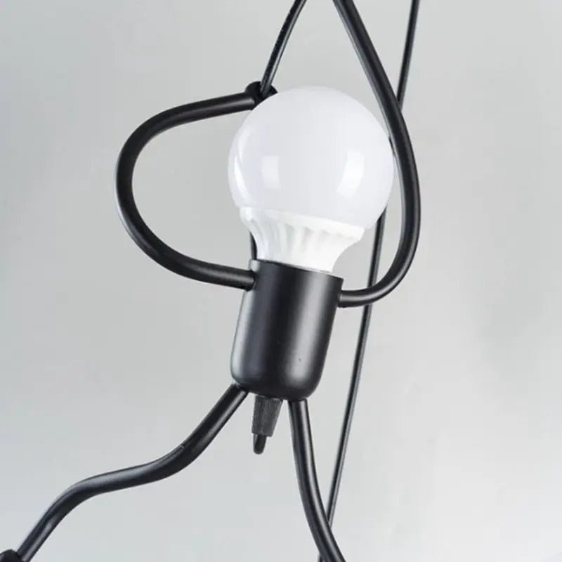 Vrolijke Popvormige Hanglamp | Speelse Verlichting voor Kinderen