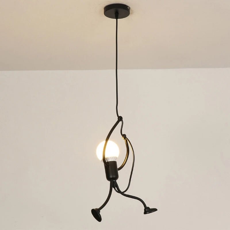 Vrolijke Popvormige Hanglamp | Speelse Verlichting voor Kinderen