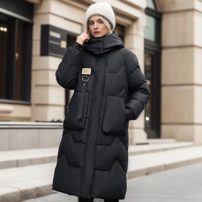 Dames Lange Winterjas - Warme en Comfortabele Winterjas met Capuchon