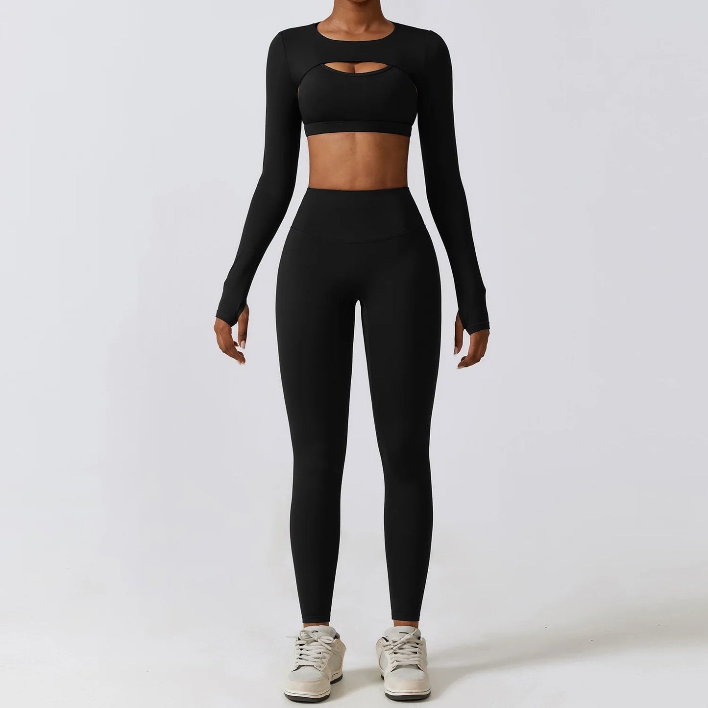 Sportieve 2/3-delige Workoutset met Armwarmers