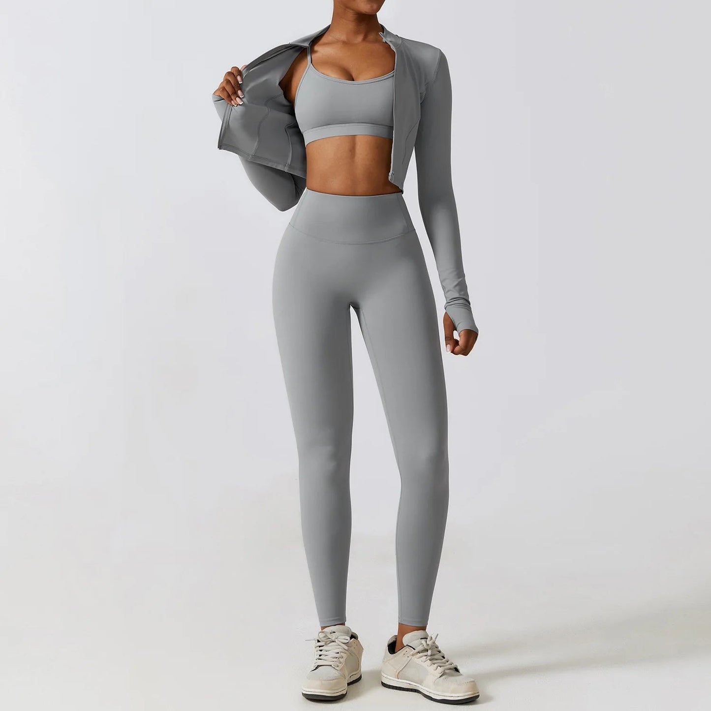 Sportieve 2/3-delige Workoutset met Armwarmers
