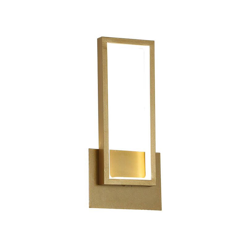 Moderne Gouden LED Wandlamp - Stijlvolle Verlichting voor Woonkamer, Slaapkamer & Hal