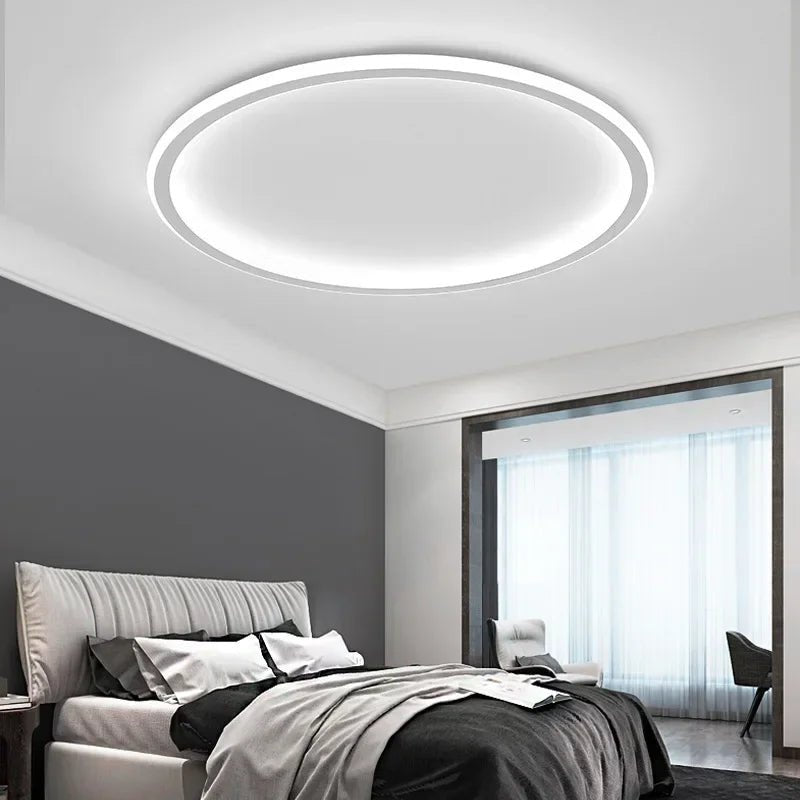 Moderne Ronde LED Plafondlamp in Scandinavische Stijl